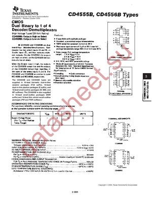 CD4556BM96E4 datasheet  